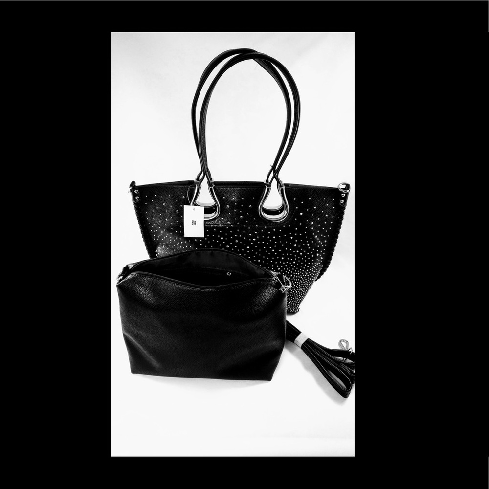 FAUX LEATHER PURSE BAG